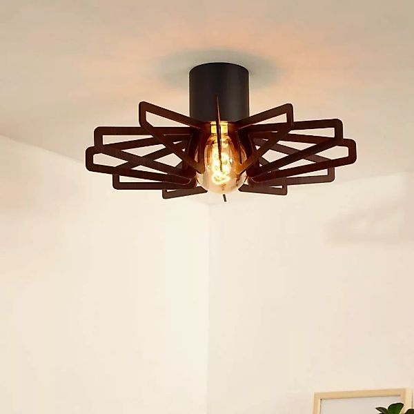Deckenleuchte Zidane aus Holz max. 15W E27 günstig online kaufen