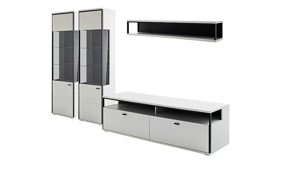 Wohnkombination  Orella ¦ weiß ¦ Maße (cm): B: 291 H: 199 T: 51.0 Kommoden günstig online kaufen