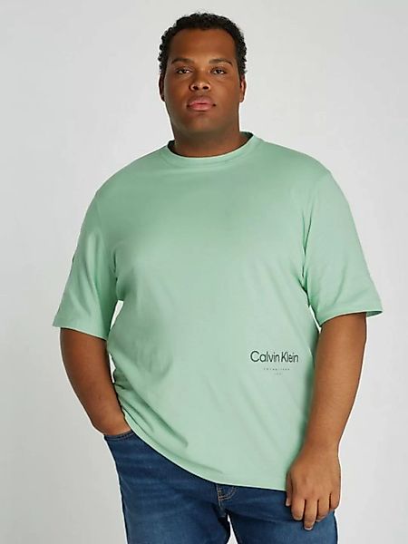 Calvin Klein Big&Tall T-Shirt BT_OFF PLACEMENT LOGO T-SHIRT in großen Größe günstig online kaufen