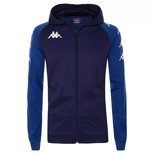 Kappa Tortona Sweatshirt Mit Reißverschluss M Blue Marine / Blue Md Cobalt günstig online kaufen