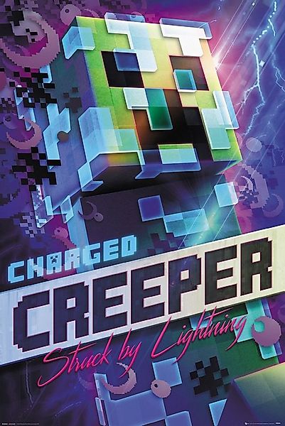 GB eye Poster Minecraft Poster Charged Creeper 61 x 91,5 cm günstig online kaufen