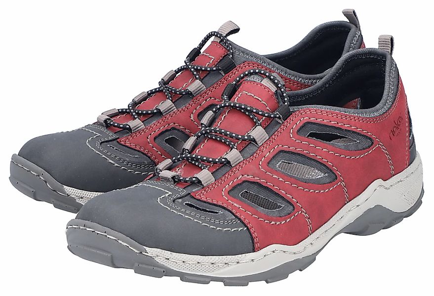 Rieker Slipper Trekking Schuh, Sandale, Sommerschuh mit praktischem Gummizu günstig online kaufen