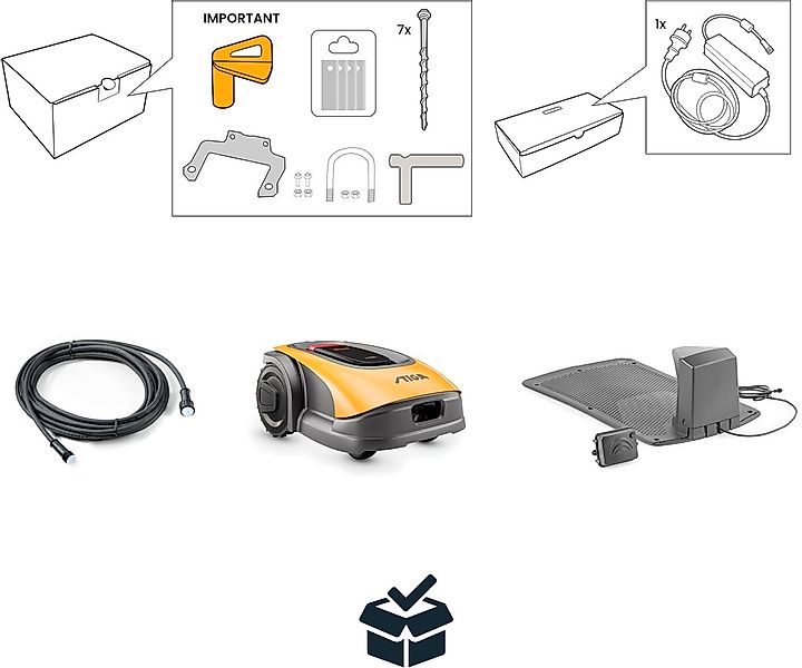 STIGA GARDEN Rasenmähroboter A 750, bis günstig online kaufen