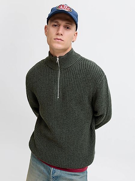 Jack & Jones Troyer "JORBLEECKER KNIT HALF ZIP BF" günstig online kaufen
