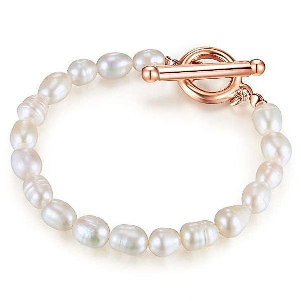 Lulu & Jane Perlenarmband roségold, Messing günstig online kaufen