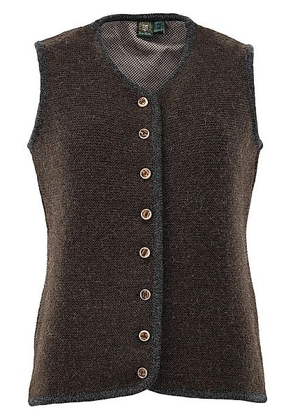 OS Trachten Strickweste Kirko Tailliert, ärmellos, Strickweste aus 100% Wol günstig online kaufen