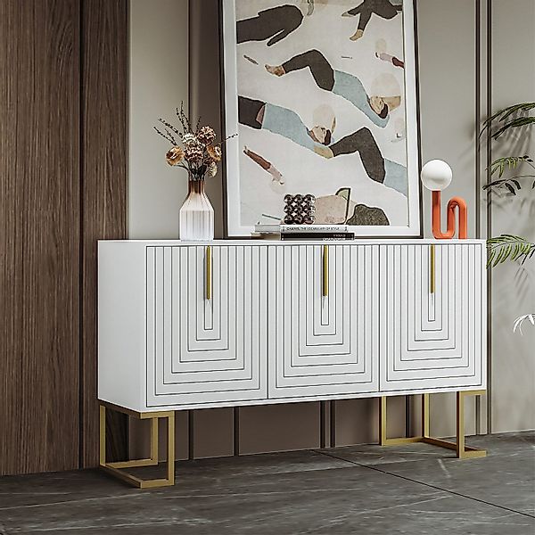 autolock Sideboard 3-türiges Sideboard mit verstellbaren günstig online kaufen