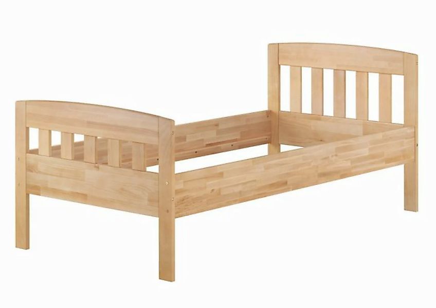 ERST-HOLZ Bett Seniorenbett Einzelbett Gästebett Buche massiv 100x200 Zeitl günstig online kaufen