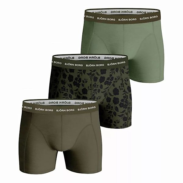 BJÖRN BORG Herren Boxershorts - Pants, Cotton Stretch, Logobund, 3er Pack G günstig online kaufen