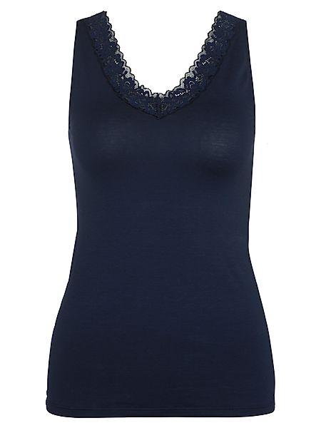 CALIDA Tanktop "Natural Comfort Lace", elastisch, V-Ausschnitt, weiche Spit günstig online kaufen