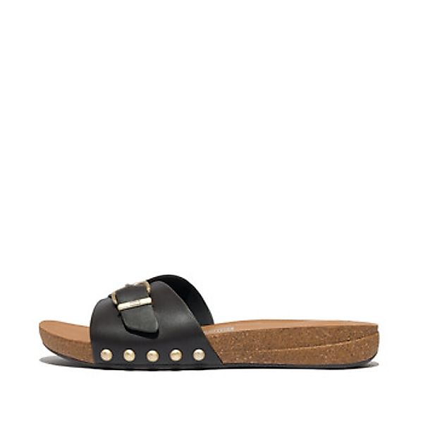 FitFlop  Pantoffeln IQUSHION ADJUSTABLE BUCKLE LEATHER SLIDES günstig online kaufen