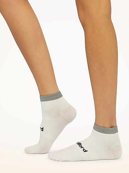 Wolford - Reflective Sneaker Socks, Frau, white/black, Größe: 3637 günstig online kaufen