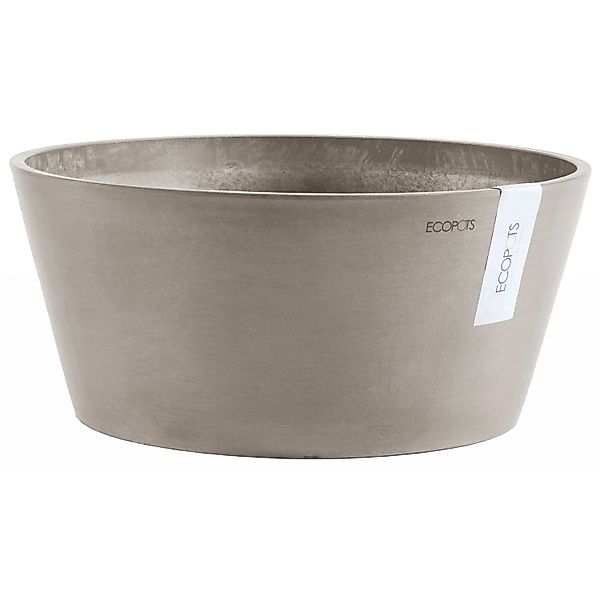ECOPOTS Blumentopf FRANKFURT Taupe, BxTxH: 30,5x30,5x15 cm günstig online kaufen
