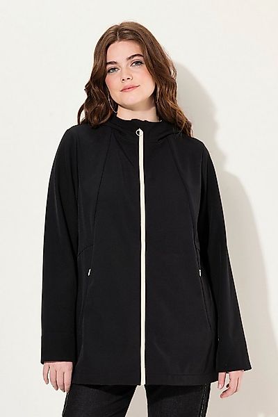 Ulla Popken Softshelljacke HYPRAR Softshelljacke wasserabweisend Kapuze günstig online kaufen