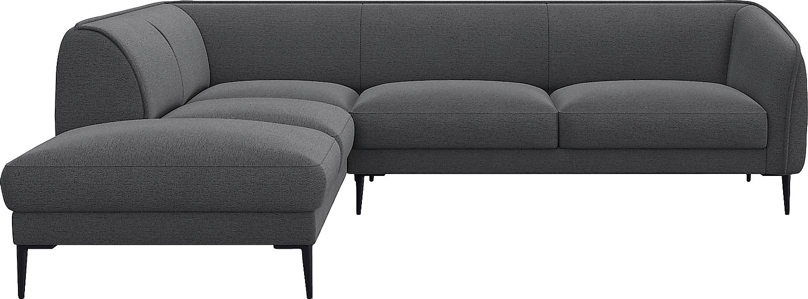 FLEXLUX Ecksofa »Belle Designsofa, L-Form, B/T 268/209 cm«, Skandinavisches günstig online kaufen