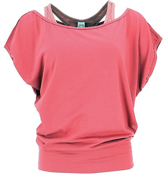 Guru-Shop T-Shirt Lagentop, Bio Baumwolle Yogashirt mit.. alternative Bekle günstig online kaufen