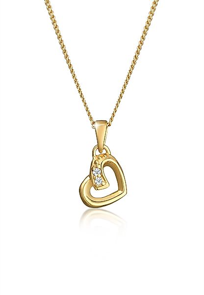 Elli DIAMONDS Kette mit Anhänger Herz günstig online kaufen