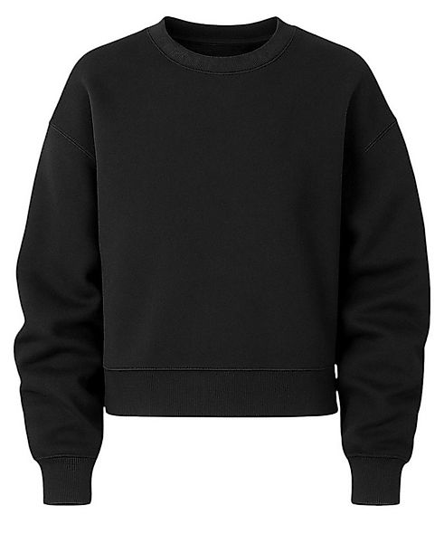 fashionshowcase Sweatshirt Kuscheliger Oversize Damen Pullover Weich Gefütt günstig online kaufen