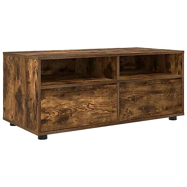 vidaXL TV-Schränk Geräucherte Eiche 100 x 48 x 43 cm Holzwerkstoff 888932 günstig online kaufen
