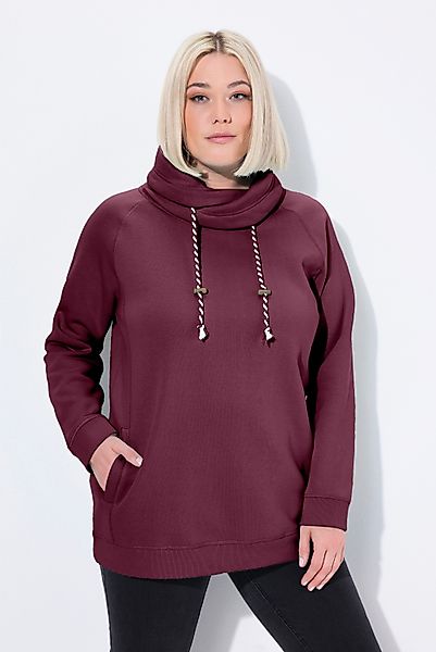 Ulla Popken Sweatshirt Sweatshirt weiter Stehkragen günstig online kaufen