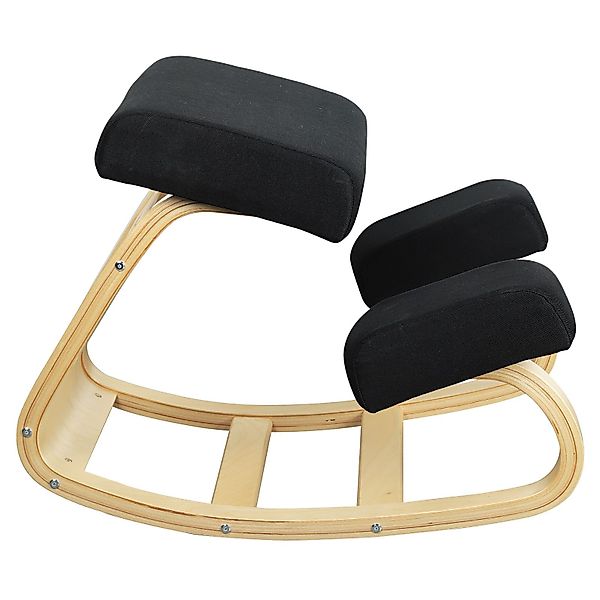 radelldar Schaukelstuhl Kniestuhl ergonomisch massivholz 43,5x70,5x56cm günstig online kaufen