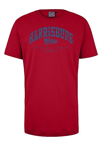 AHORN SPORTSWEAR T-Shirt HARRISBURG_ATLANTIC BLUE mit modischem Frontprint günstig online kaufen