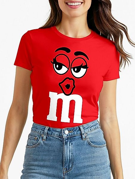 MoonWorks Print-Shirt Damen T-Shirt Fasching Karneval M Aufdruck Gruppen- K günstig online kaufen
