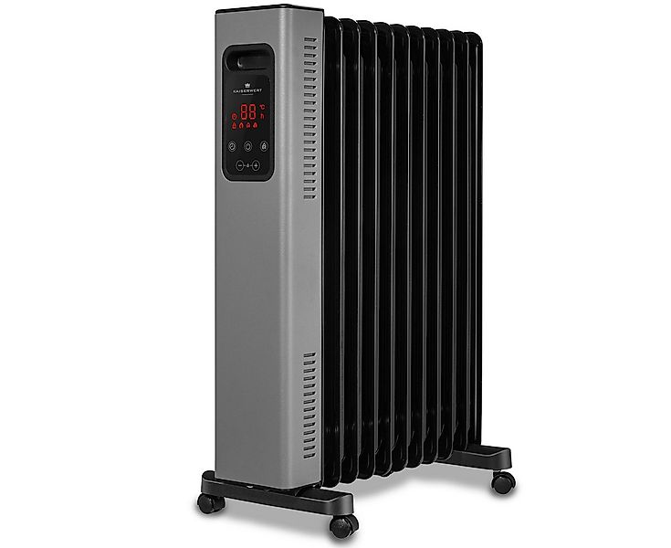 Kaiserwert Ölradiator Deluxe, 2500 W, 24h-Timer, 11 Rippen, Thermostat, Tou günstig online kaufen