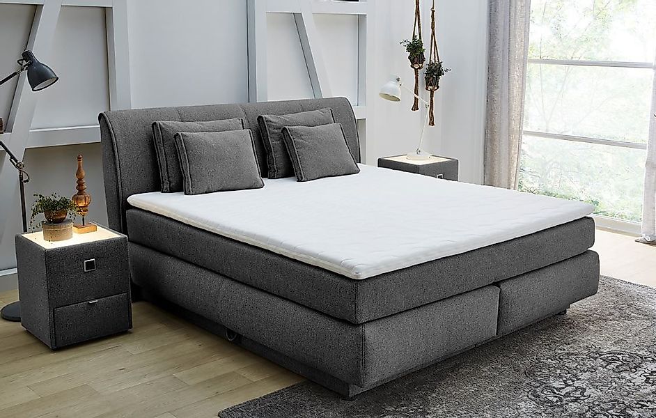 Jockenhöfer Gruppe Boxspringbett ""Carla", Topseller, mit Bettkasten und Ka günstig online kaufen