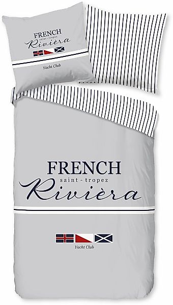 PURE luxury collection Wendebettwäsche "French" 3 Stk. Mikrofaser, Pflegele günstig online kaufen