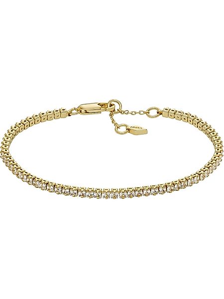 Fossil Armband Fossil Damen-Armband Metall Glasstein, günstig online kaufen
