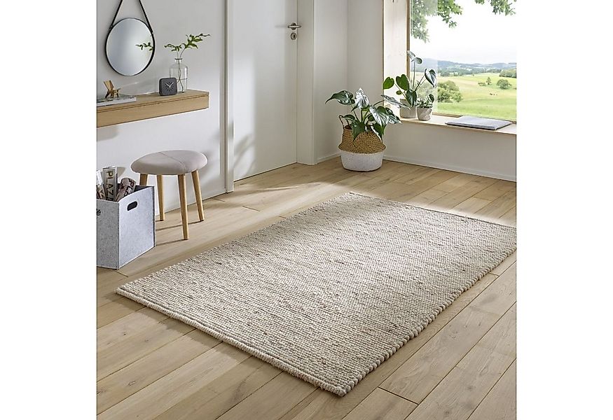 TaraCarpet Wollteppich TaraCarpet Handwebteppich Helsinki, rechteckig, Höhe günstig online kaufen
