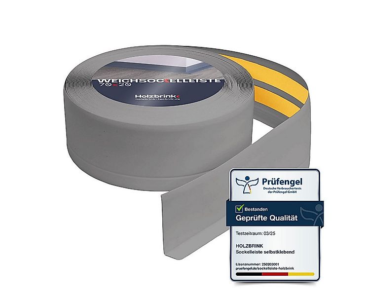 HOLZBRINK Sockelleiste HOLZBRINK selbstklebend PVC 70x20mm, 1 m, L: 100 cm, günstig online kaufen