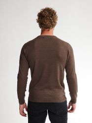 Petrol Industries V-Ausschnitt-Pullover V-Neck Basi Materialmix günstig online kaufen