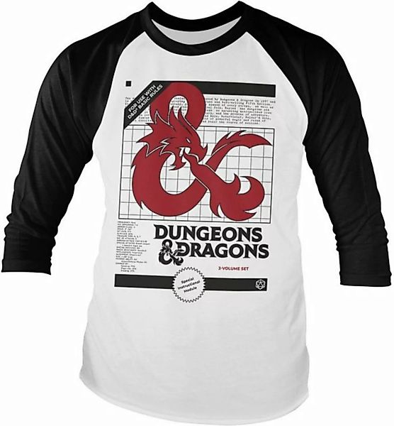 DUNGEONS & DRAGONS Longsleeve D&D 3 Volume Set Baseball Long Sleeve Tee günstig online kaufen