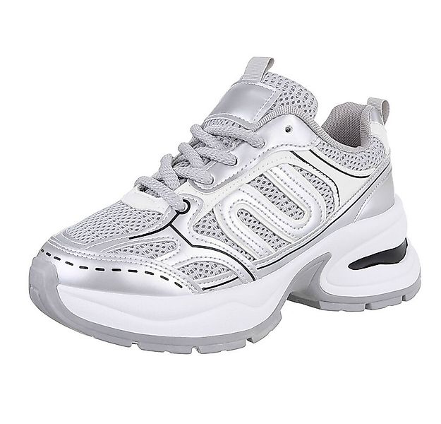 Ital-Design Damen Low-Top Freizeit Sneaker (88519388) Keilabsatz/Wedge Snea günstig online kaufen