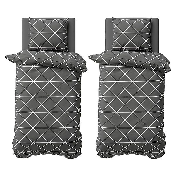 Visaggio Bettwäsche Triangel Baumwolle 135x200, 155x220 günstig online kaufen