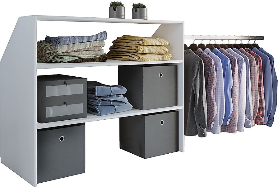 VCM Kleiderschrank Offener Kleiderschrank Dachschrägen Regal günstig online kaufen