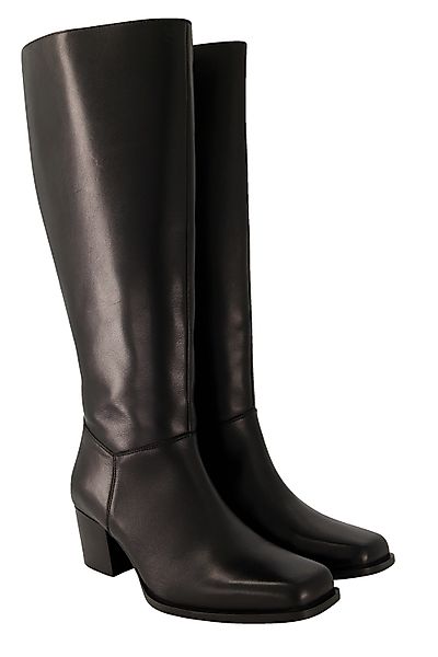 Ulla Popken Lederstiefel XXXL-Schaft Elastikeinsatz Weite günstig online kaufen