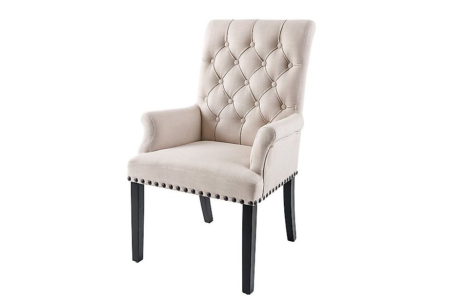 riess-ambiente Armlehnstuhl CASTLE beige / schwarz (Einzelartikel, 1 St), E günstig online kaufen