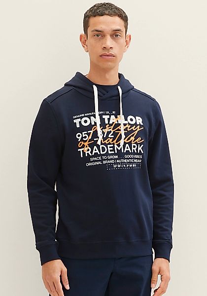TOM TAILOR Kapuzensweatshirt mit lässigem Frontprint günstig online kaufen