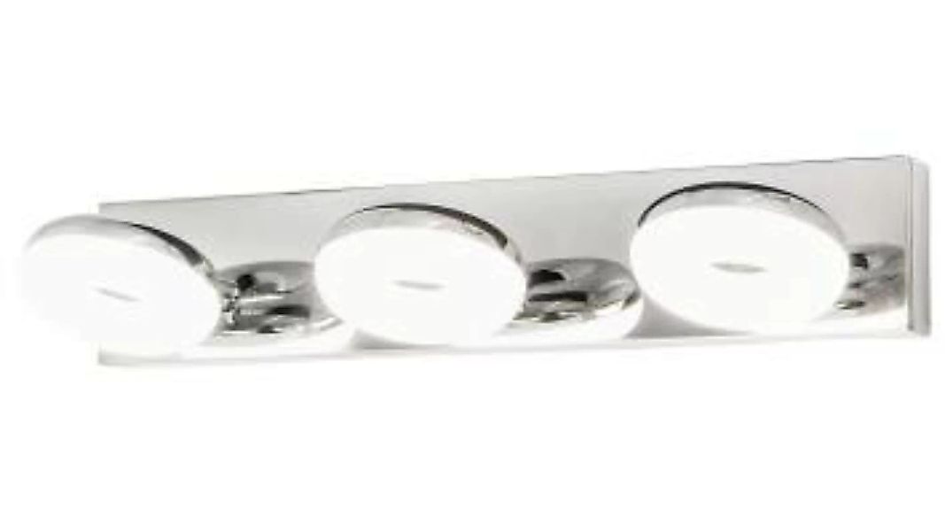 Längliche LED Wandlampe Chrom 1395lm helles Licht günstig online kaufen