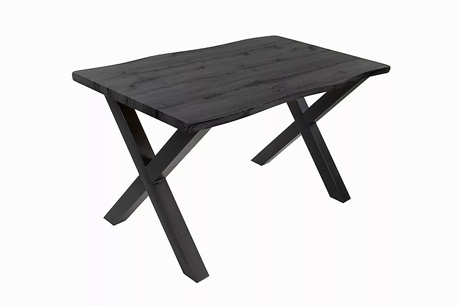 Loreno® Esstisch Josy, Holz-Optik Grau, Baumkante, günstig online kaufen