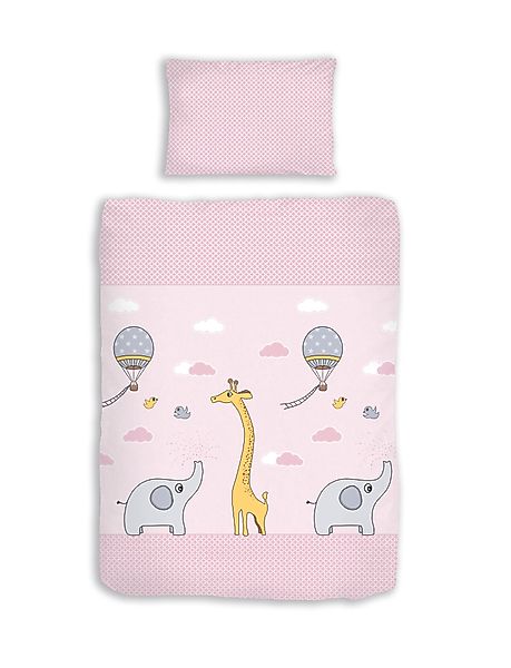 DOBNIG Babybettwäsche Biber Kinderbettgarnitur 2tlg. 100x135 günstig online kaufen