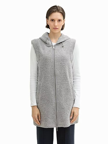 TOM TAILOR Sweatjacke Sweatshirt long tedd günstig online kaufen