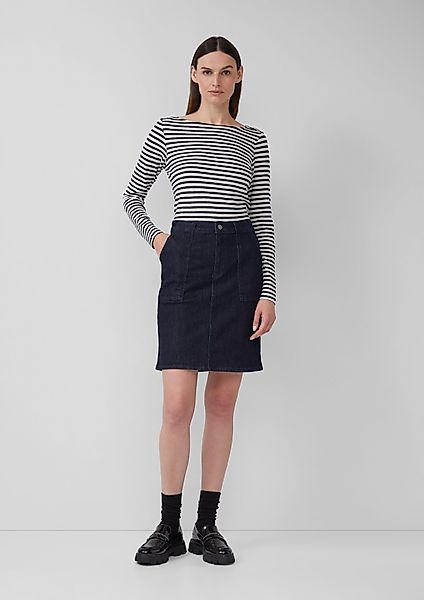 s.Oliver Minirock Jeansrock mit aufgesetzten Taschen, günstig online kaufen
