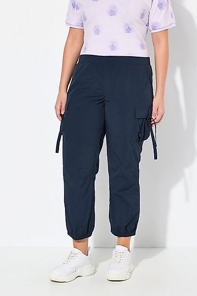 Ulla Popken Cargoshorts Cargohose Utility-Style Elastikbund Gummisaum günstig online kaufen