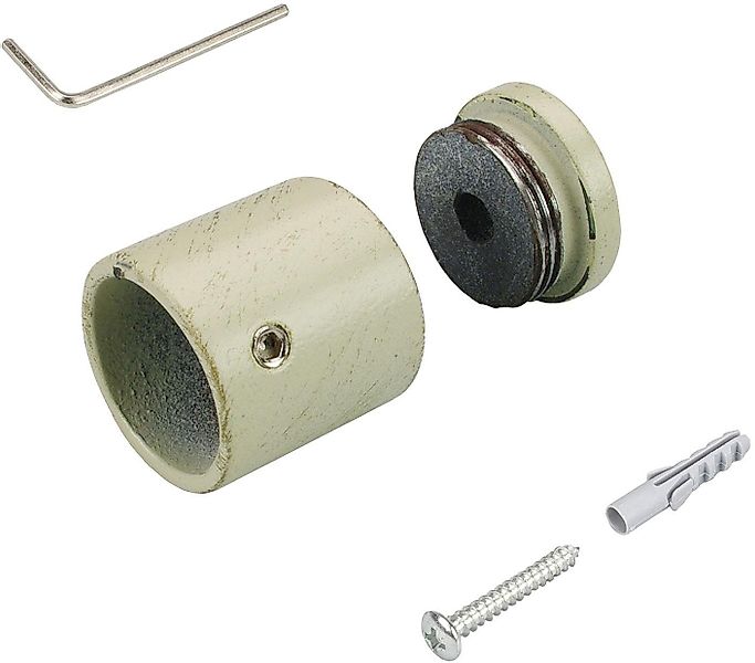 Liedeco Wandbefestigung für Gardinenstangen Ø 16 mm günstig online kaufen