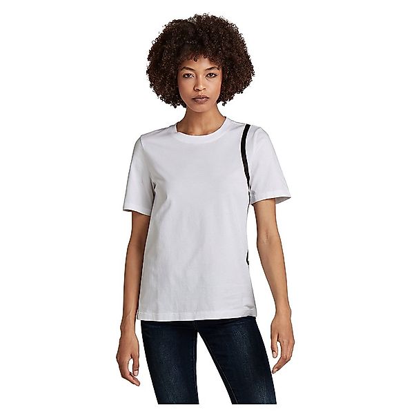 G-star Side Line Raw Regular Fit Kurzarm T-shirt XS White günstig online kaufen