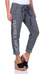 Mississhop Jogginghose Damen Hose Freizeithose Stoffhose günstig online kaufen